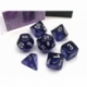 Chessex Translucent Polyhedral 7-Die Set - Purple/white