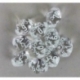 Chessex Translucent Polyhedral Ten d10 Set - Clear/white
