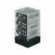 Chessex Translucent 16mm d6 with pips Dice Blocks (12 Dice) - Smoke w/white