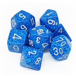 Chessex Speckled Polyhedral 7-Die Set - Water