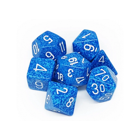 Chessex Speckled Polyhedral 7-Die Set - Water