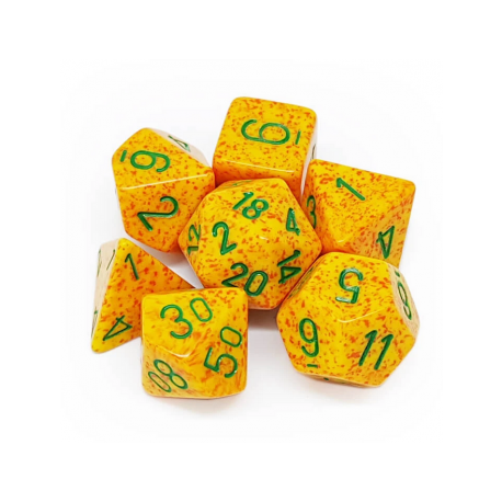 Chessex Speckled Polyhedral 7-Die Set - Lotus