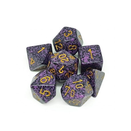 Chessex Speckled Polyhedral 7-Die Set - Hurricane