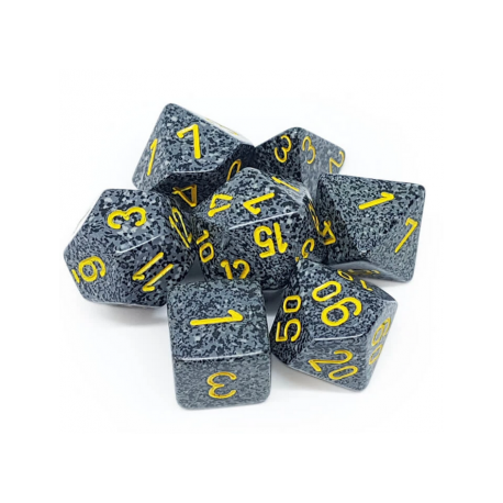 Chessex Speckled Polyhedral 7-Die Set - Urban Camo