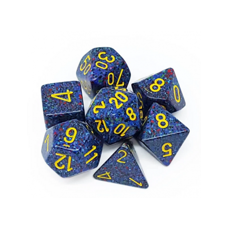 Chessex Speckled Polyhedral 7-Die Set - Twilight