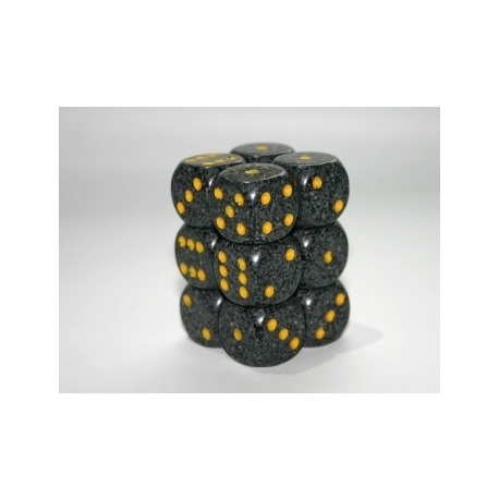 Chessex Speckled 16mm d6 with pips Dice Blocks (12 Dice) - Urban Camo