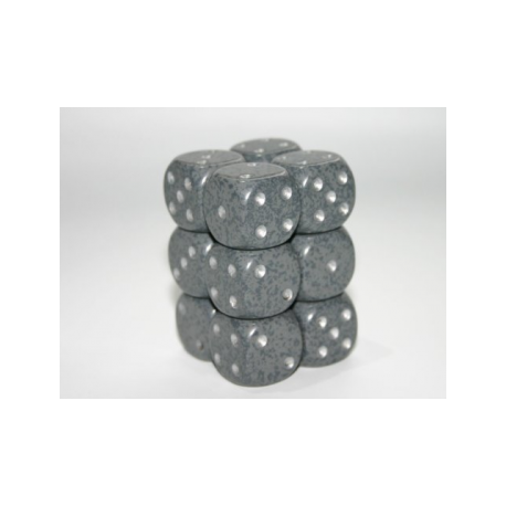 Chessex Speckled 16mm d6 with pips Dice Blocks (12 Dice) - Hi- Tech