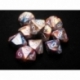 Chessex Ten D10 Sets - Festive Carousel w/white