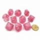 Chessex Ten D10 Sets - Ghostly Glow Pink/silver