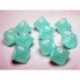 Chessex Ten D10 Sets - Frosted Caribbean Blue w/white