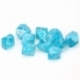 Chessex Ten D10 Sets - Cirrus Aqua w/silver