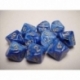 Chessex Ten D10 Sets - Phantom Teal w/gold