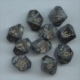 Chessex Ten D10 Sets - Lustrous Black w/gold