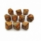 Chessex Ten D10 Sets - Glitter Polyhedral Gold/silver