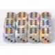 Chessex 16mm d6 with pips Dice Blocks (12 Dice) - Festive Vibrant w/brown