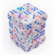 Chessex Signature 12mm d6 with pips Dice Blocks (36 Dice) - Festive Pop Art /blue