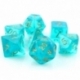 Chessex Borealis Poliédrico Teal/gold Luminary 7-Die Set