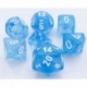Chessex Borealis Polyhedral Sky Blue/white 7-Die Set