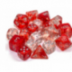 Chessex 7 juegos de dados - Nebula TM Red/silver Luminary 7-Die Set