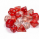Chessex 16mm d6 Bloques - Nebula TM 16mm d6 Rojo/plata Luminary Dice Block (12 dados)