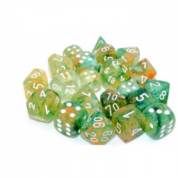 Chessex 12mm d6 Blocks - Nebula TM 12mm d6 Spring/white Luminary Dice Block (36 dados)