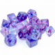 Chessex 12mm d6 Blocks - Nebula TM 12mm d6 Nocturnal/blue Luminary Dice Block (36 dados)