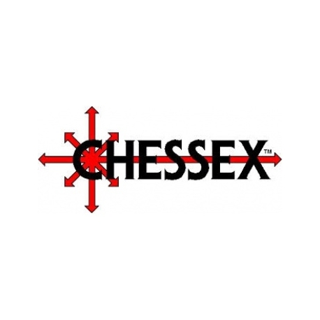 Chessex Lab Dice - Gemini: 16mm d6 Black-White/pink Dice Block (12 dice)