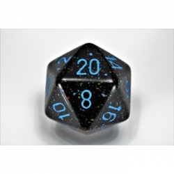 Chessex Speckled 34mm 20-Sided Dice - Blue Stars