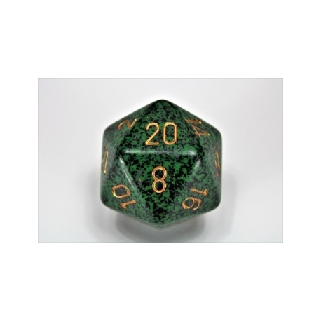 Chessex Speckled 34mm 20-Sided Dice - Golden Recon