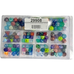 Chessex Loose Dice Samplers, Displays & 125 Polyhedral Dice Assortments - Assortment:Signature Polyhedral Dice