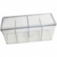 Caja 4 Espacios Acrílico Dragon Shield Transparent