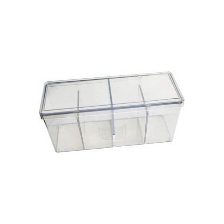 Caja 4 Espacios Acrílico Dragon Shield Transparent
