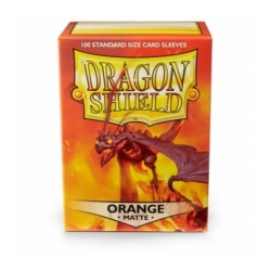 Dragon Shield Orange Matte Case (100)