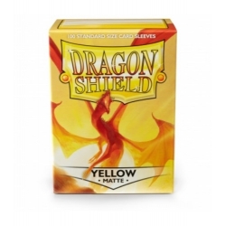 Matte Dragon Shield Yellow Case (100)