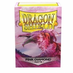 Funda Dragon Shield Mate Pink Diamond (100)