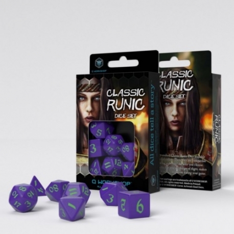 Qw Purple And Green Runic Dice Box (7)