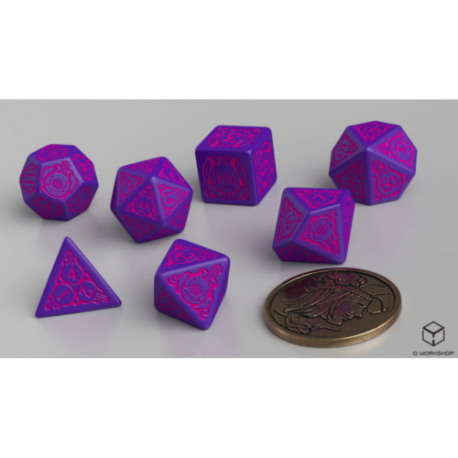 Qw Caja Dados + Moneda The Witcher Heart (7)