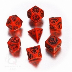 Qw Dice Set Dragons Red (7)