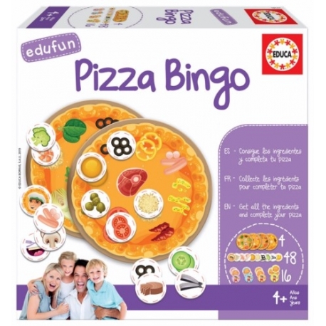 Educational Game Pizza Bingo