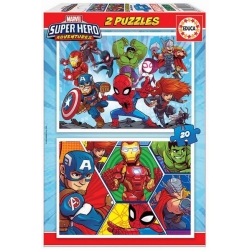 Puzzle 2 X 20 Marvel Superheroes