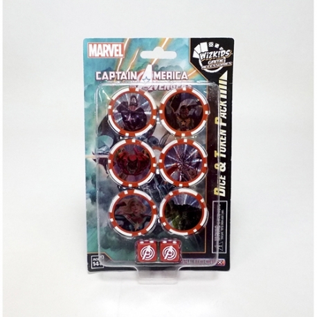 Marvel Heroclix Captain America & Avengers Set Tokens