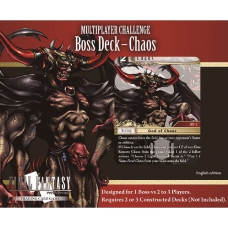 Final Fantasy Tcg Pack Multiplayer Boss Deck Chaos