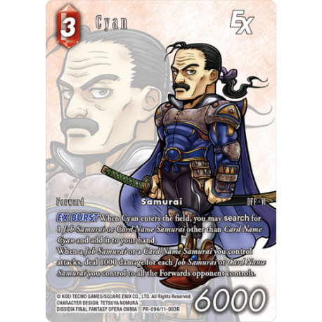 Final Fantasy Tcg Opkit Cyan (20+5) May21