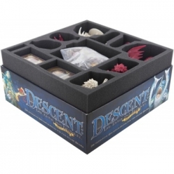 Feldherr foam tray set for Descent: Journeys in the Dark 2nd Edition - board game box