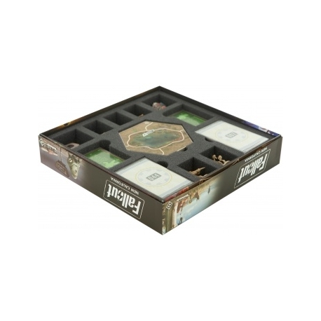 Feldherr foam tray set for Fallout: New California - board game box