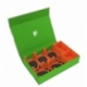 Feldherr Magnetic Box verde para cartas y material de juego - 750 cartas en tamaño de juego de cartas estándar + fichas