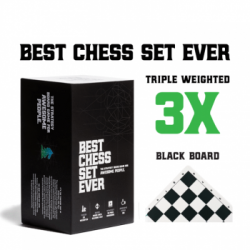 Best Chess Set Ever (Black Board) - EN
