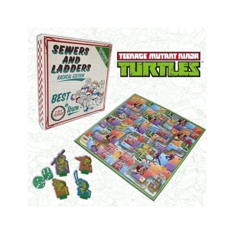 Teenage Mutant Ninja Turtles Sewers & Ladders board game - EN