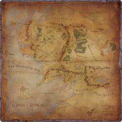 FFG - The Lord of the Rings: Journeys in Middle-Earth Gamemat