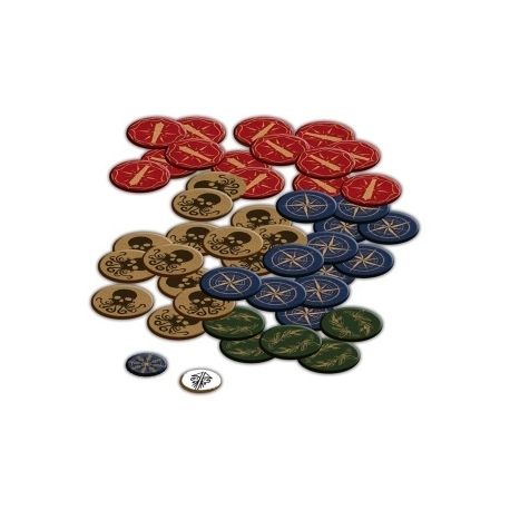 The Everrain: Acrylic token upgrade pack